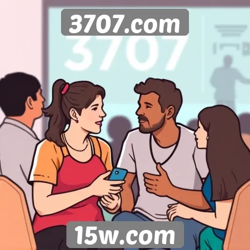 Jogadores discutem a interface do 3707.com