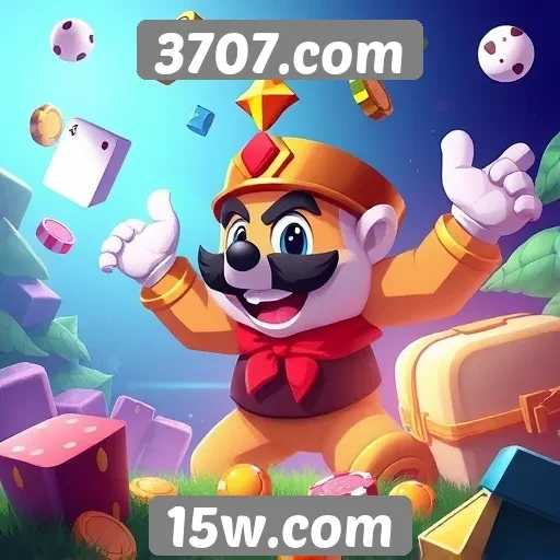 Variedade de jogos disponíveis em 3707.com